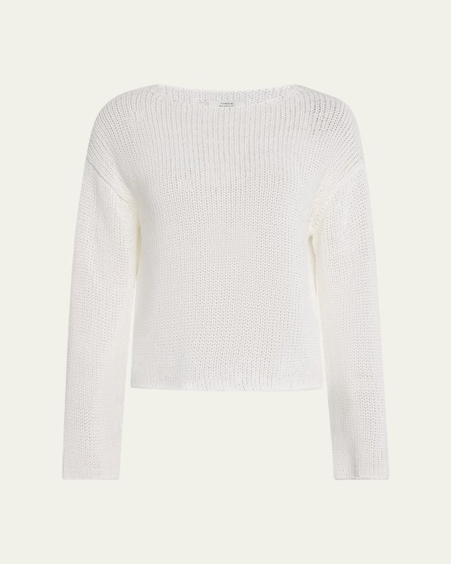 Coated Cotton Pullover